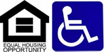 equal housing and wheelchair accessible